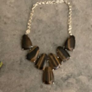 Kendra Scott necklace tiger eye